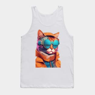 Pawsitively Purrfect - Meow-tastic Cat Puns Galore Tank Top